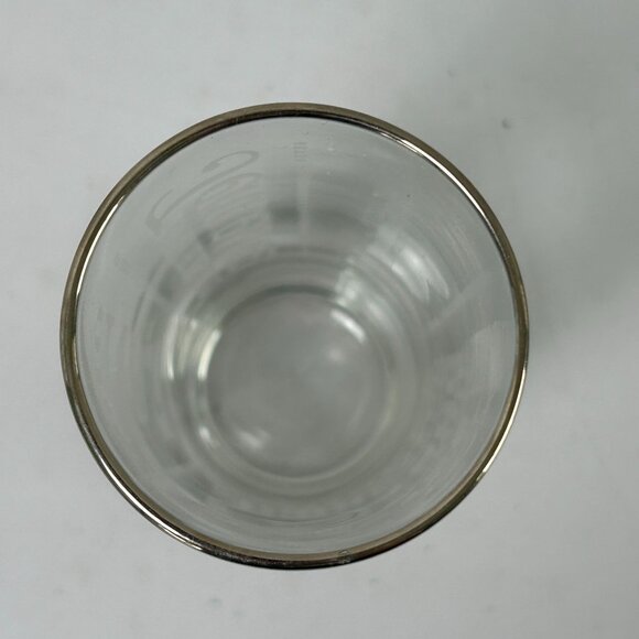 Jack Daniels High Ball Glass Tennessee Whiskey Tall Silver Rim Sour Mash - Picture 7 of 10